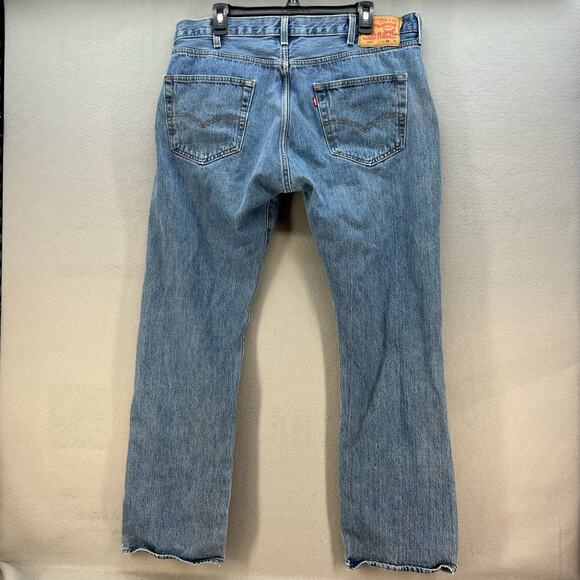 Levi's 501 Jeans XX Men's 38x32 Blue Button Fly Straight Leg Vintage XX Rare - Picture 2 of 16